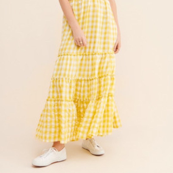 FREE PEOPLE Beach Club Sunshine Combo Halter Maxi Dress - Black Tie Removed - Picture 11 of 16